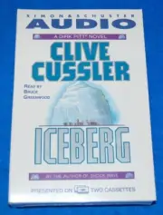Iceberg by Clive Cussler (2 Audio Cassette Set), New & Factory Sealed