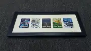 Mtg - Modern Horizons - Stain Glass Snow-Covered Lands - Altered Art Set