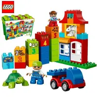 在飛比找Yahoo!奇摩拍賣優惠-樂高LEGO兒童益智拼裝積木玩具得寶系列豪華樂趣盒L1058
