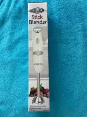 Americana Stick Blender White Brand New Stainless Steel Blades