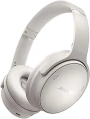 [Bose] QuietComfort Wireless Noise Cancelling Headphones, Bluetooth Over Ear Headphones with Up to 24 Hours of Battery Life, White Smoke