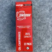DiversiTech SGC-12 20G SWOOSH Drain Gun CO-2 Cartridges for Drain Gun 12 PCS