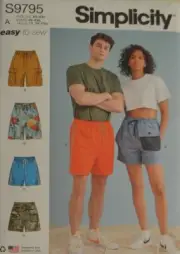 Simplicity- 9795 - Unisex Shorts