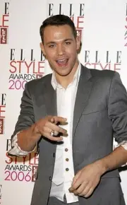 Singer Will Young poses backstage Awards Room ELLE Style Awards 20- Old Photo 1
