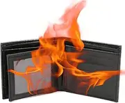 Fire Wallet Magic Tricks - Flame Card to Wallet Magia Stage Street Illusions Gimmick Props for Magicians