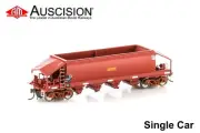 Auscision (VHW-27) VHQF Quarry Hopper, Red, Freight Australia Logo - Single Car