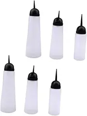 OFFIGAM 6pcs Hairdressing Scale Bottles Applicator Bottles for Hair Dyeing and Perming Precision Calibration for Home and Salon Use