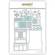 Honey Bee Lovely Layers- Hoosier Cabinet Honey Cuts
