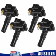 4* IGNITION COIL 22433-AA421 FITS SUBARU FORESTER SF EJ205 IMPREZA SALOON EJ205 (for: Subaru)