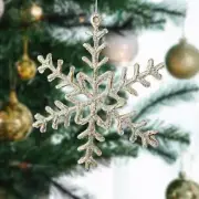 Christmas Tree Snowflake Pendant Xmas Decor Decorative Acrylic Christmas Tree