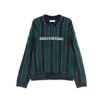 [Martine Rose] Martine Rose Logo-patch Polo Top M GREEN/BLUE