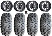 MSA ThunderLips 14" Wheels Machined 30" MotoClaw Tires Renegade Outlander