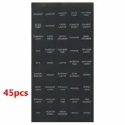 Rocker Switch Toggle Panel Decals Label Stickers For Car Boat Marine7 45x (for: Subaru)