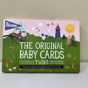 Original Baby Keepsake Cards by Milestone - TWINS Newborn’s First Year Memories-