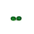 4.21 ct Nice Green Luster / Natural Tsavorite Green Garnet - Oval Pair Video !!