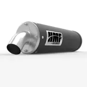 HMF Gun Metal Titan QS Slip On Exhaust For Can-Am Commander 800-1000 2011-13