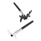 Portable Billiards Pool Cue Stick Bridge Head Retractable for Game Accessory