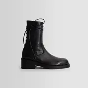 [ANN DEMEULEMEESTER] Back Laced Up Boots Black