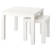 LACK nest of tables, set of 2, white