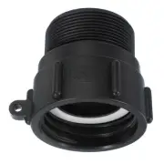 IBC Tote Hose Adapter, Black 60mm Outer Wire and 2" Hose Fitting