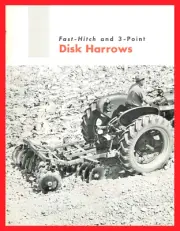 IH International McCormick Fast Hitch 3pt Disk Harrows Sales Brochure
