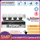 Hikvision AcuSense 4K 4CH NVR 5MP PTZ Camera Home Security CCTV System Kit Audio