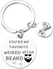 [yaozeio] Keychain Gifts for Men Husband Boyfriend Anniversary Father Day Gifts for Bf Hubby Fiance Birthday Gifts for Him BFF Christmas Stocking Stuffers Weirdo Keychains