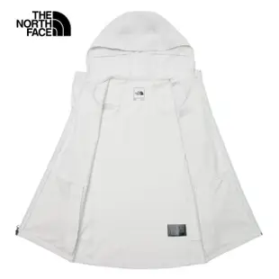 【The North Face 官方旗艦】北面男款灰色舒適保暖連帽外套｜8AUR9B8