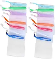 IWOWHERO Soap Set 30pcs Soap Net Saver for Handmade Facial Exfoliating Skin Helper Random Color