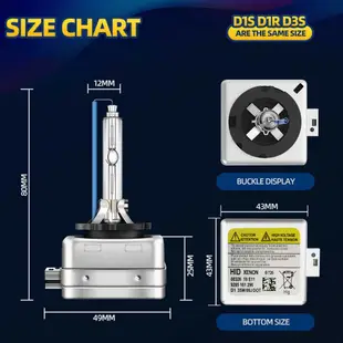 增亮版 HID燈管 氙氣燈 D1S D2S D3S D4S D2R D4R HID燈泡 4300K 6000K 8000