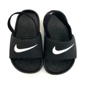 *NEW* Baby/Toddler Nike Kawa Slides Black (BV1094 001), Sz 7.0