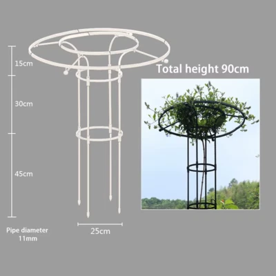 Garden Trellis Umbrella Tower Plant Trellis for Climbing Plants Trellis Support