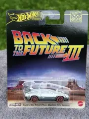 Hot Wheels 2024 Pop Culture Premium Back to the Future Time Machine 50's Version