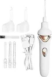 Ear Wax Removal Machine | Silicone Ear Wax Removal Tool | Safe Effective Cleaning Tool for Adults Teenagers Children, Rechargeable Earwax Washer for Home Use