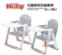 在飛比找Yahoo!奇摩拍賣優惠-NUBY 可攜兩用兒童餐椅(附收納袋) 超低優惠價1880免