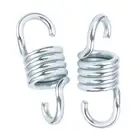 2Pcs 7mm Heavy Duty Hammock Spring Hooks Galvanized Iron Extension Spring KM