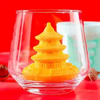 在飛比找蝦皮購物優惠-天壇冰塊模具祈年殿國潮北京文創全立體雪糕建築食品級矽膠模具