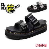 在飛比找Yahoo!奇摩拍賣優惠-【品質保證】Dr.Martens 厚底女涼鞋 頭層牛皮涼拖鞋