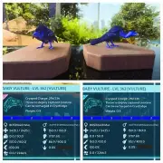 ASA/ ARK/ PVE BABY PAIR VULTURE BLUE #02