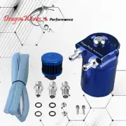 Oil Catch Can Reservoir Baffled Tank Breather Filter Universal Blue Fits Subaru (for: Subaru)