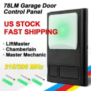Multi-Function Garage Door Wall Control Remote For 78LM LiftMaster Chamberlain A