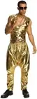 Rubie's Men's MC Hammer Rapper Gold Vest, Multicolor, Standard
