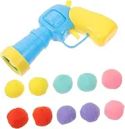 1 Set Interactive Chasing Game Launcher Plush Balls Durable Exercise for Cats Engaging Indoor for Cat Focus and Fun