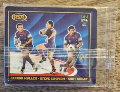 ∞ NRL The Footy Frames Tazo • Mullen Simpson Gidley • Newcastle Knights • A32/64