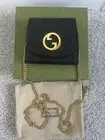 Brand New Authentic GUCCI Blondie Chain Wallet Black Leather