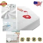 Breathable Waterproof Mattress Protector for California King with Deep Pockets