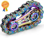 Cool Sprockets Hand Roller, Metal Fidget Chain Spinner for Anxiety Relief Gift