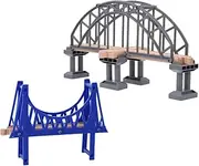 DIY Train Accessory Set Model Train Bridge Track Decorative Bridge for Boys and Girls