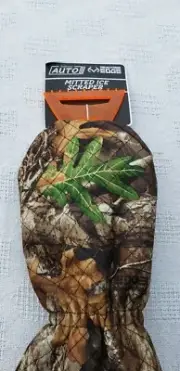 Real Tree Edge Sattlebred Auto Mitted Ice Scrapper Warm Elastic Cuff Heavy Duty