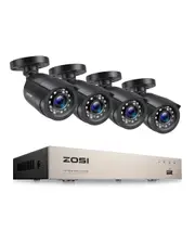 ZOSI 5MP 8CH DVR CCTV Home Surveillance Security Camera System 1920TVL 1080P Cam